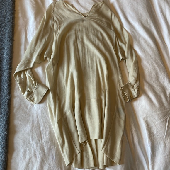 Isabel Marant - beige long sleeve dress - tunic - cotton - Picture 2 of 11